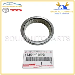 17451-31020 Genuine Toyota GASKET, EXHAUST PIPE 1745131020 OEM