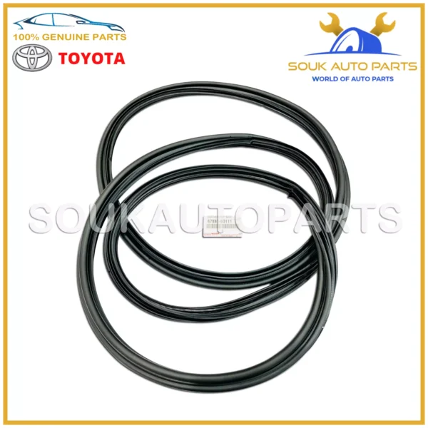 67881-60111 Genuine Toyota WEATHERSTRIP, BACK DOOR 6788160111 OEM