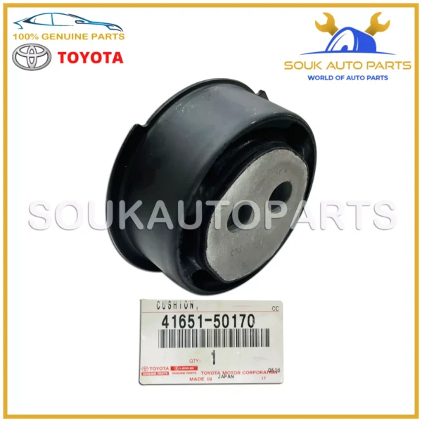 41651-50170 Genuine Toyota CUSHION, REAR DIFFERENTIAL MOUNT, NO.1 4165150170 OEM