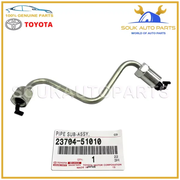 23704-51010 Genuine Toyota PIPE SUB-ASSY, INJECTION, NO.4 2370451010 OEM LC