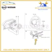 B5567-CC00E Genuine Nissan BODY-COMBINATION SWITCH B5567CC00E OEM - Image 6
