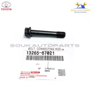 13265-67021 x8 Genuine Toyota BOLT, CONNECTING ROD 1326567021 OEM