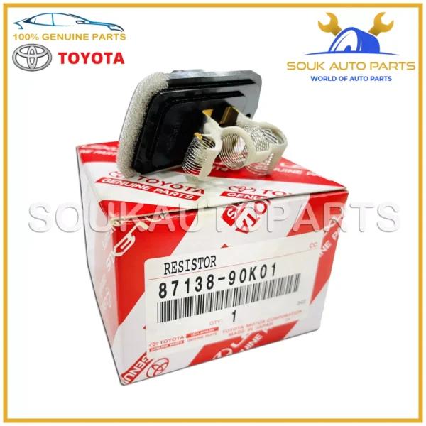 87138-90K01 Genuine Toyota RESISTOR, HEATER BLOWER 8713890K01