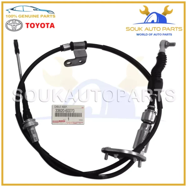 33820-60070 Genuine Toyota CABLE ASSY, TRANSMISSION FJ CRUISER 4RUNNER PRADO
