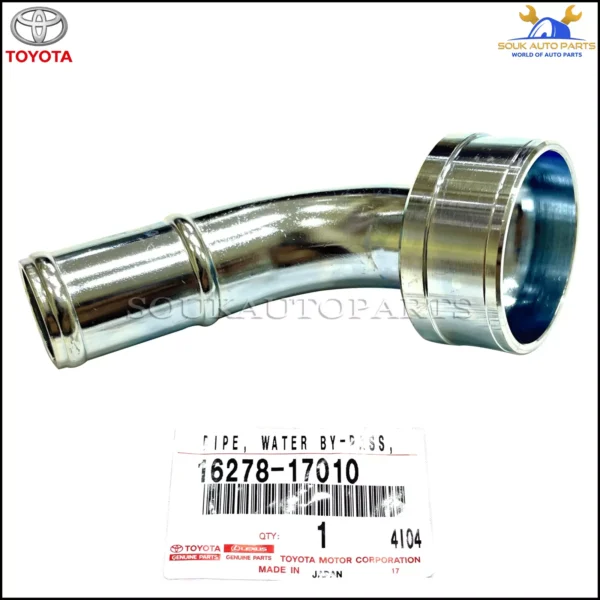 16278-17010 Genuine Toyota PIPE, WATER BY-PASS, NO.2 1627817010 OEM COASTER