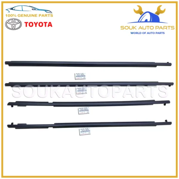 Genuine Toyota DOOR BELT MOULDING SET FOR LAND CRUISER PRADO OEM