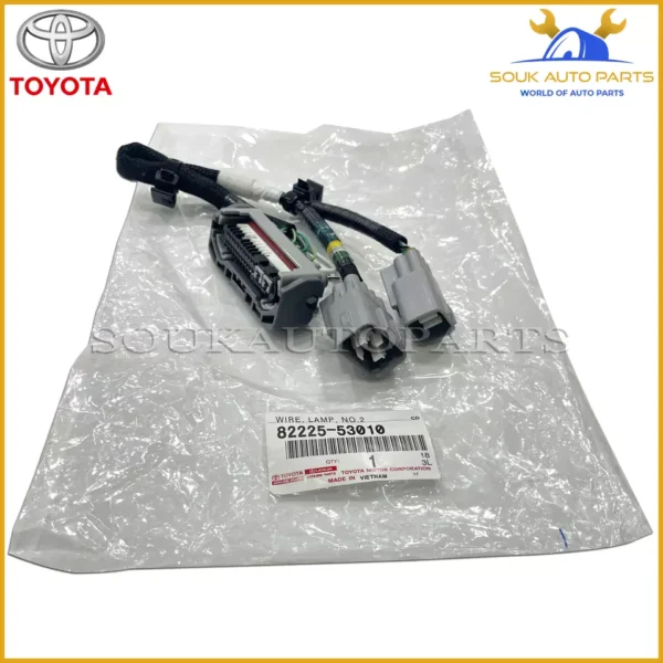 82225-53010 Genuine Toyota WIRE, LAMP, NO.2 8222553010 OEM