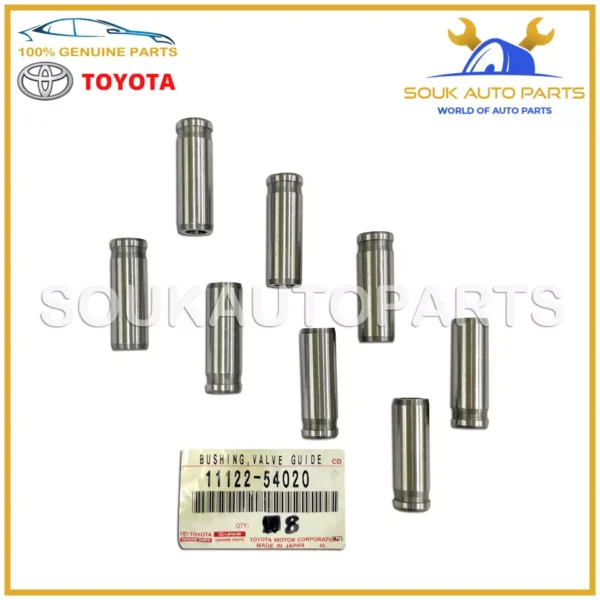 11122-54020 Genuine Toyota ENGINE VALVE GUIDE 2L 2L-T 3L 5L SET OF 8 Pcs