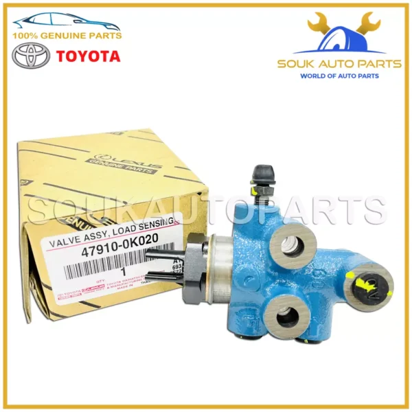 47910-0K020 Genuine Toyota VALVE ASSY, LOAD SENSING PROPORTIONING 479100K020 OEM