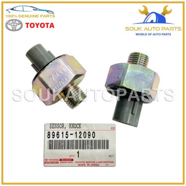 89615-12090 Genuine Toyota 2 Pcs SENSOR, KNOCK CONTROL 8961512090 OEM