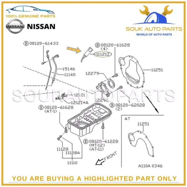 KP710-00150 Genuine Nissan GASKET-LIQUID KP71000150 OEM