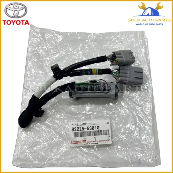 82225-53010 Genuine Toyota WIRE, LAMP, NO.2 8222553010 OEM