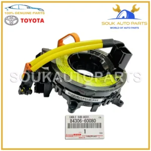 84306-60080 Genuine Toyota CABLE SUB-ASSY, SPIRAL 8430660080 OEM