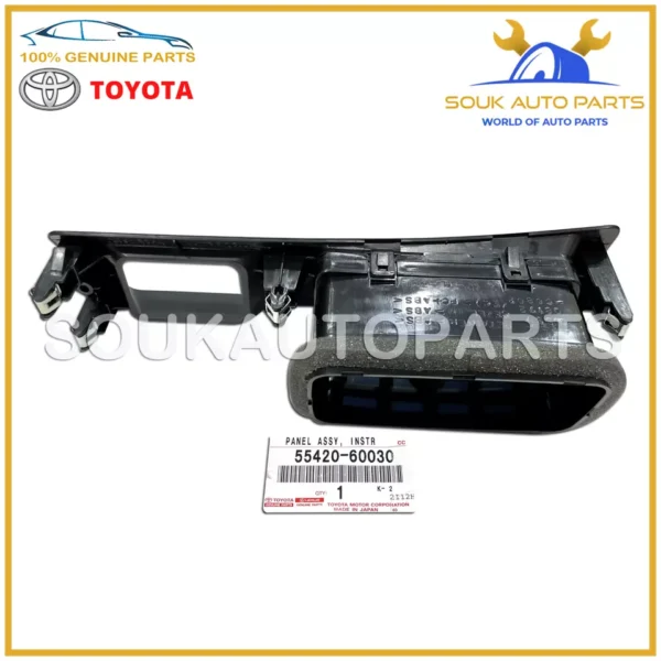 55420-60030 Genuine Toyota PANEL ASSY, INSTRUMENT CLUSTER FINISH, CENTER