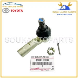 45046-09281 Genuine Toyota END SUB-ASSY, TIE ROD, RH/LH OEM FORTUNER HILUX