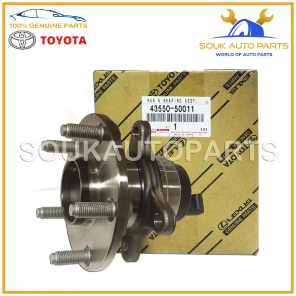 43550-50011 Genuine Toyota HUB SUB-ASSY, FRONT AXLE RH/LH 4355050011 OEM