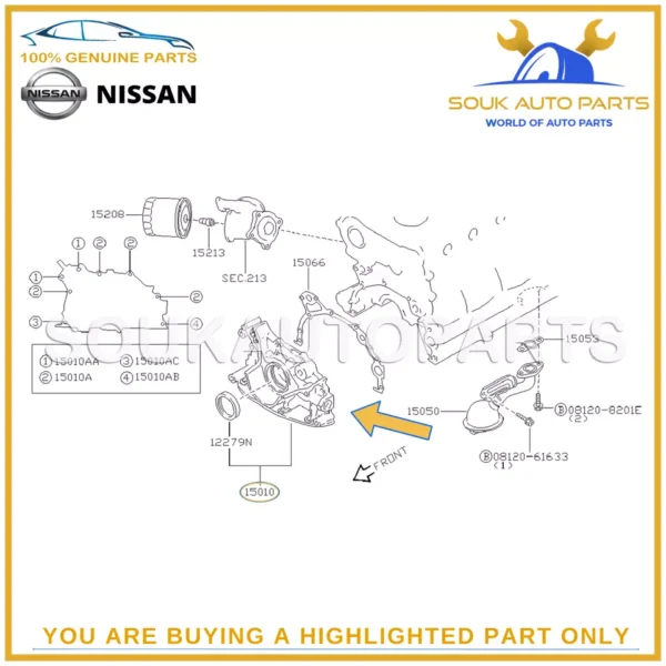 15010-24U01 Genuine Nissan OIL PUMP For RB25DET RB26DETT 1501024U01 OEM SKYLINE