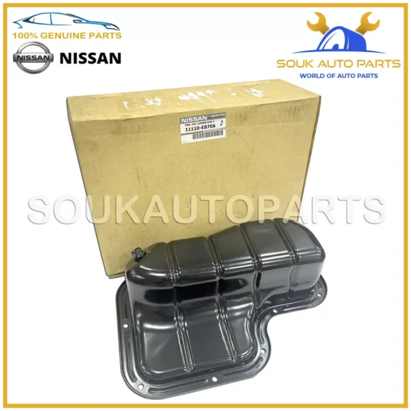 11110-EB70A Genuine OIL PAN ASSY, SUMP METAL TRAY For Nissan YD25 D40 11110EB70A