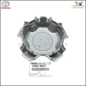42603-60671 Genuine Toyota ORNAMENT SUB-ASSY, WHEEL HUB(FOR FRONT) 4260360671