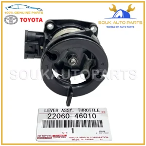 22060-46010 Genuine Toyota LEVER ASSY, THROTTLE W/SENSOR 2206046010 OEM