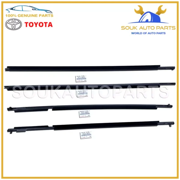 Genuine Toyota DOOR BELT MOULDING SET FOR LAND CRUISER PRADO OEM