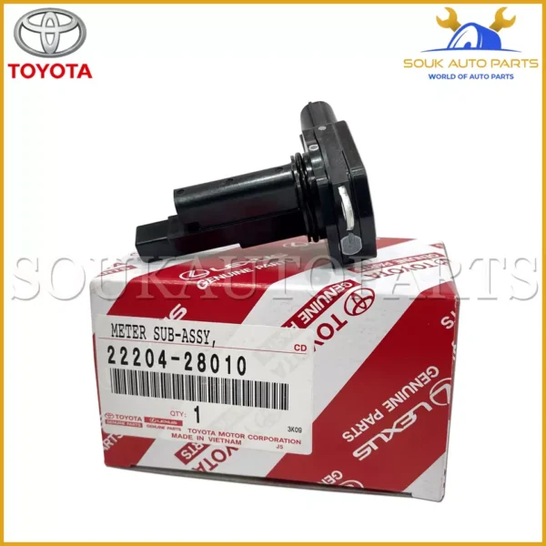 22204-28010 Genuine Toyota METER SUB-ASSY, INTAKE AIR FLOW 2220428010 OEM