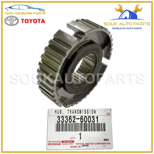 33362-60031 Genuine Toyota HUB, TRANSMISSION CLUTCH, NO.2 3336260031 OEM