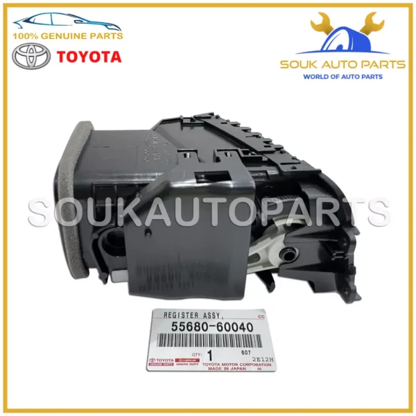55680-60040 Genuine Toyota REGISTER ASSY, INSTRUMENT PANEL,LOWER NO.1 5568060040