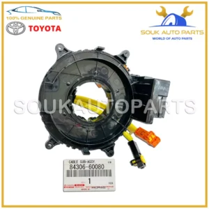 84306-60080 Genuine Toyota CABLE SUB-ASSY, SPIRAL 8430660080 OEM