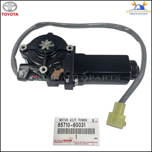 85710-60031 Genuine Toyota MOTOR ASSY, POWER WINDOW REGULATOR, FRONT RH OEM