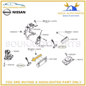 25380-9U00A Genuine Nissan TRUNK OPENER SWITCH ASSY 253809U00A OEM