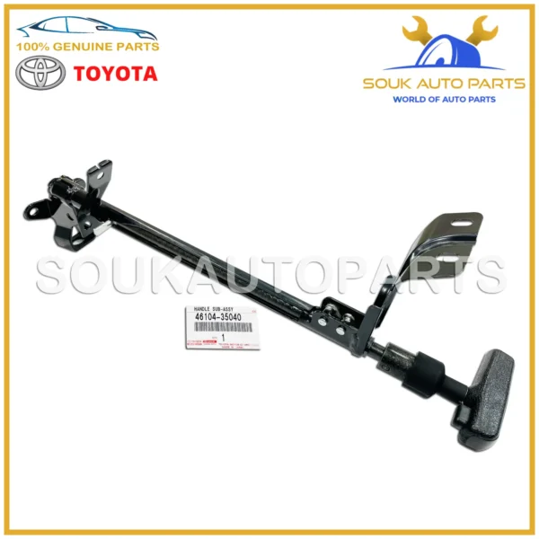 46104-35040 Genuine Toyota PARKING BRAKE CONTROL HANDLE SUB-ASSY 4610435040 OEM