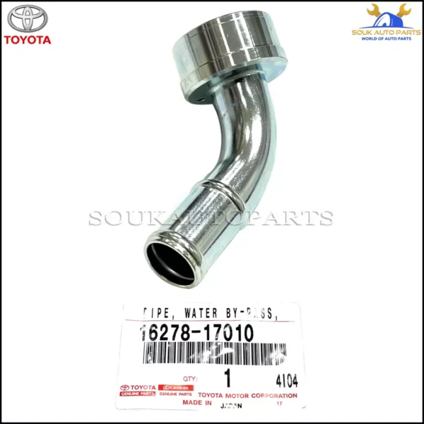16278-17010 Genuine Toyota PIPE, WATER BY-PASS, NO.2 1627817010 OEM COASTER