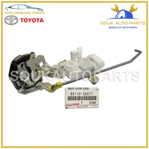 69110-35071 Genuine Toyota BACK DOOR LOCK W/MOTOR ASSY 1GR-FE FJ CRUISER