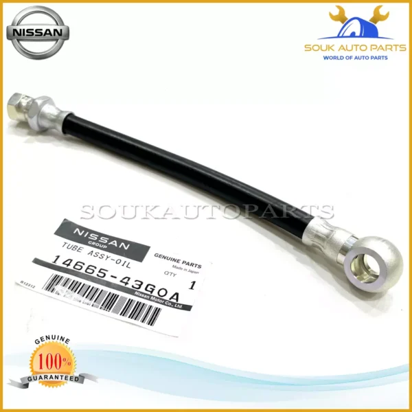 14665-43G0A Genuine Nissan TUBE ASSY-OIL 1466543G0A OEM