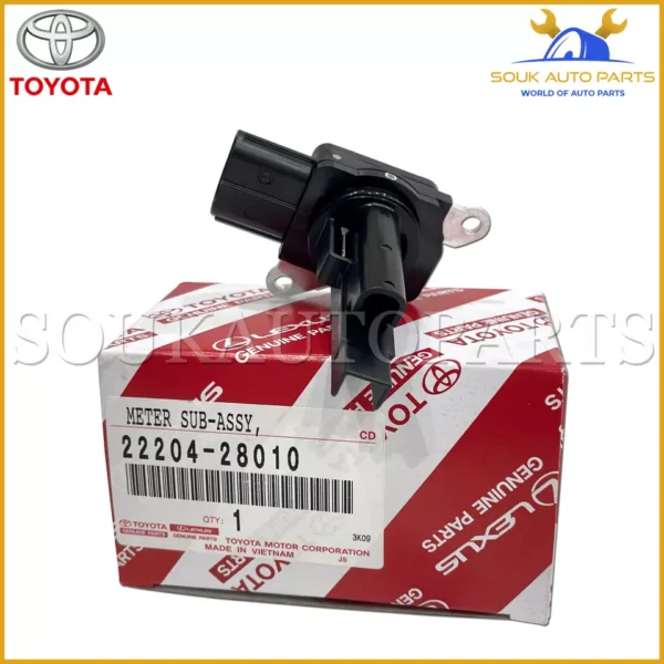 22204-28010 Genuine Toyota METER SUB-ASSY, INTAKE AIR FLOW 2220428010 OEM