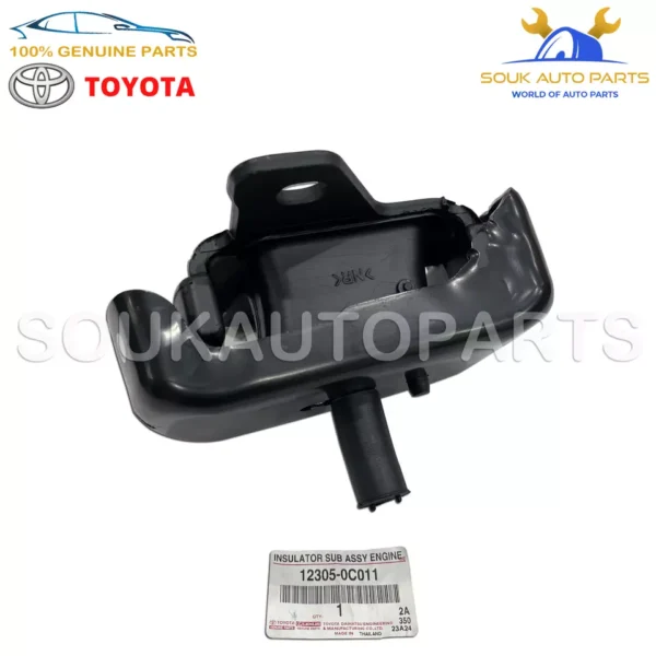 12305-0C011 Genuine Toyota INSULATOR, ENGINE MOUNTING, FRONT 123050C011 OEM