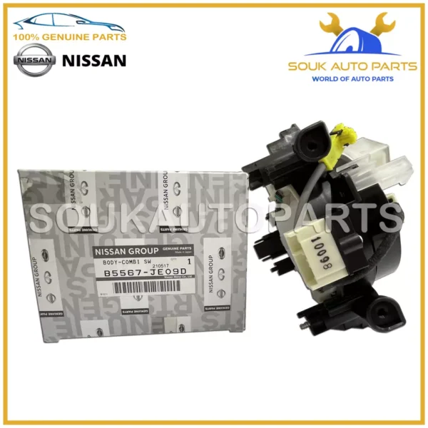B5567-JE09D Genuine Nissan BODY-COMBINATION SWITCH B5567JE09D OEM X-TRAIL QR25DE