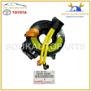 84306-60080 Genuine Toyota CABLE SUB-ASSY, SPIRAL 8430660080 OEM