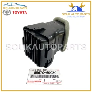 55670-60030 Genuine Toyota REGISTER ASSY, INSTRUMENT PANEL, NO.3 5567060030 OEM