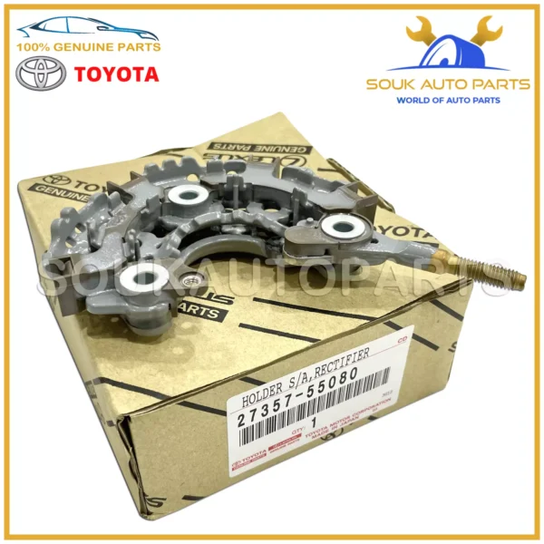 27357-55080 Genuine Toyota HOLDER, ALTERNATOR, W/RECTIFIER 2735755080 OEM