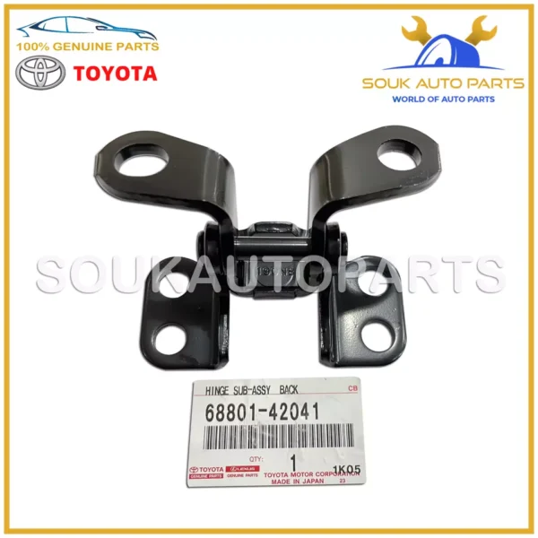 68801-42041 Genuine Toyota HINGE SUB-ASSY, BACK DOOR, UPPER 6880142041 OEM