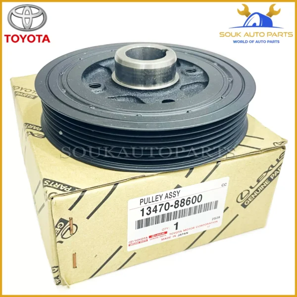 13470-88600 Genuine Toyota PULLEY CRANKSHAFT FOR CELICA WILL VS 1347088600 OEM
