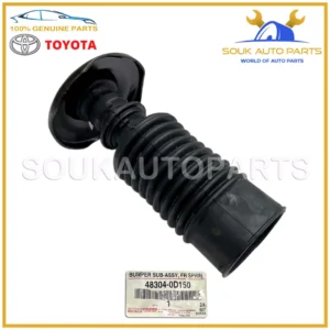 48304-0D150 Genuine Toyota BUMPER SUB-ASSY, FRONT SPRING, NO.1 483040D150 OEM