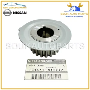 13021-VB302 Genuine Nissan SPROCKET CRANKSHAFT GEAR, 13021VB302 OEM