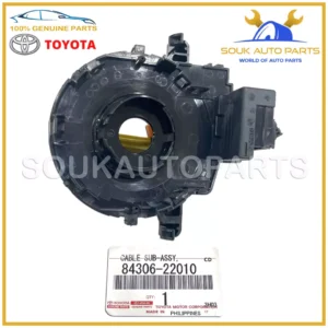 84306-22010 Genuine Toyota CABLE SUB-ASSY, SPIRAL COROLLA YARIS RAV4