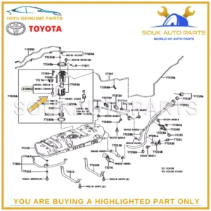 23280-21010 Genuine Toyota FUEL INJECTION PRESSURE REGULATOR 2328021010