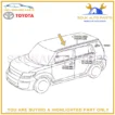 75555-12161/60 Genuine Toyota MOULDING, ROOF DRIP SIDE FINISH, CENTER RH OEM - Image 3