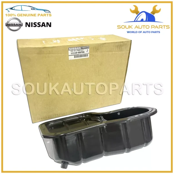 11110-EB70A Genuine OIL PAN ASSY, SUMP METAL TRAY For Nissan YD25 D40 11110EB70A