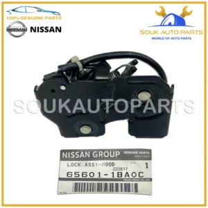 65601-1BA0C Genuine Nissan LOCK ASSY, HOOD 656011BA0C OEM